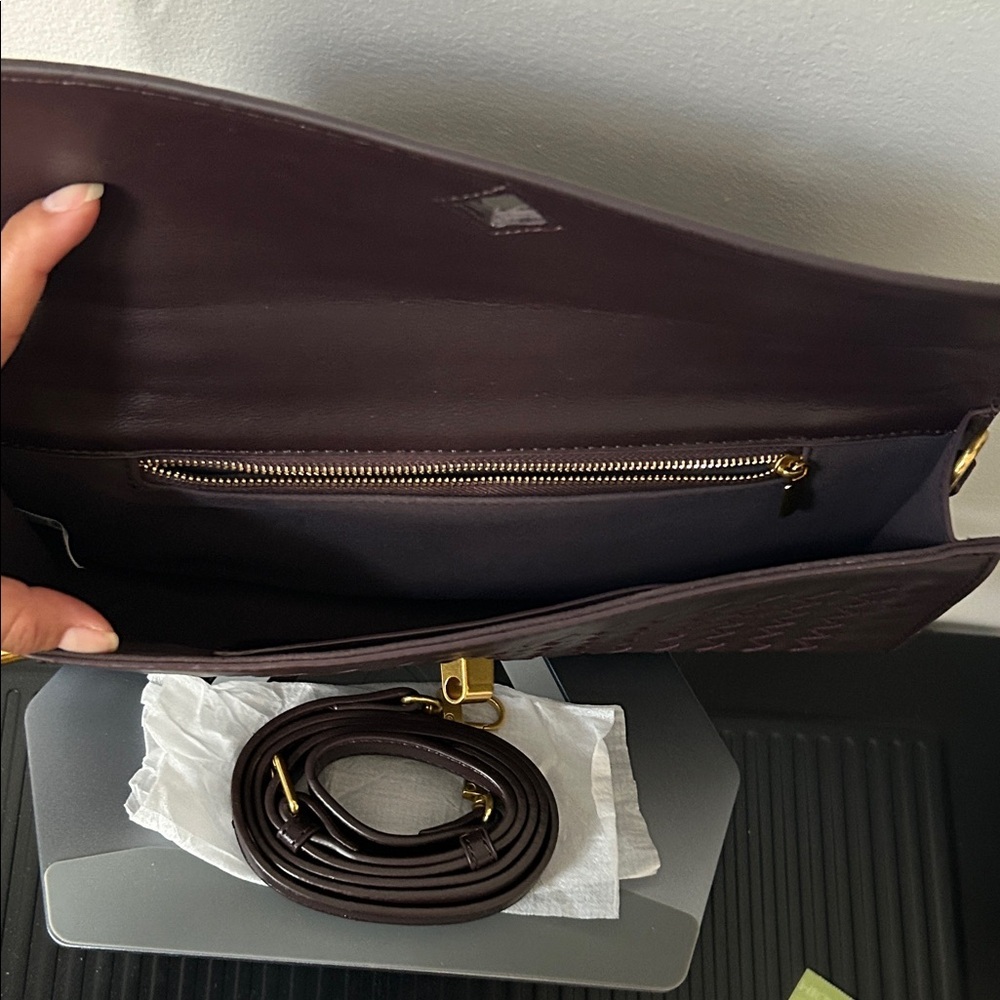 NWOT π Woven Leather Shoulder Bag π - Picture 2 of 6